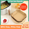 Wholesale Silicone Coated Paper Air Fryer Paper Liner 6*6 Inch